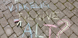 Et spørgsmål til Gud - med gadekridt