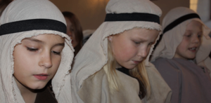 Dramatisering af lignelsen om den gældbundne tjener