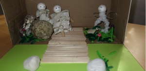 Påsketableauer med minikonfirmander