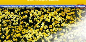 2. påskedag som fjernundervisning