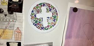 Logo-magneter til farvelægning