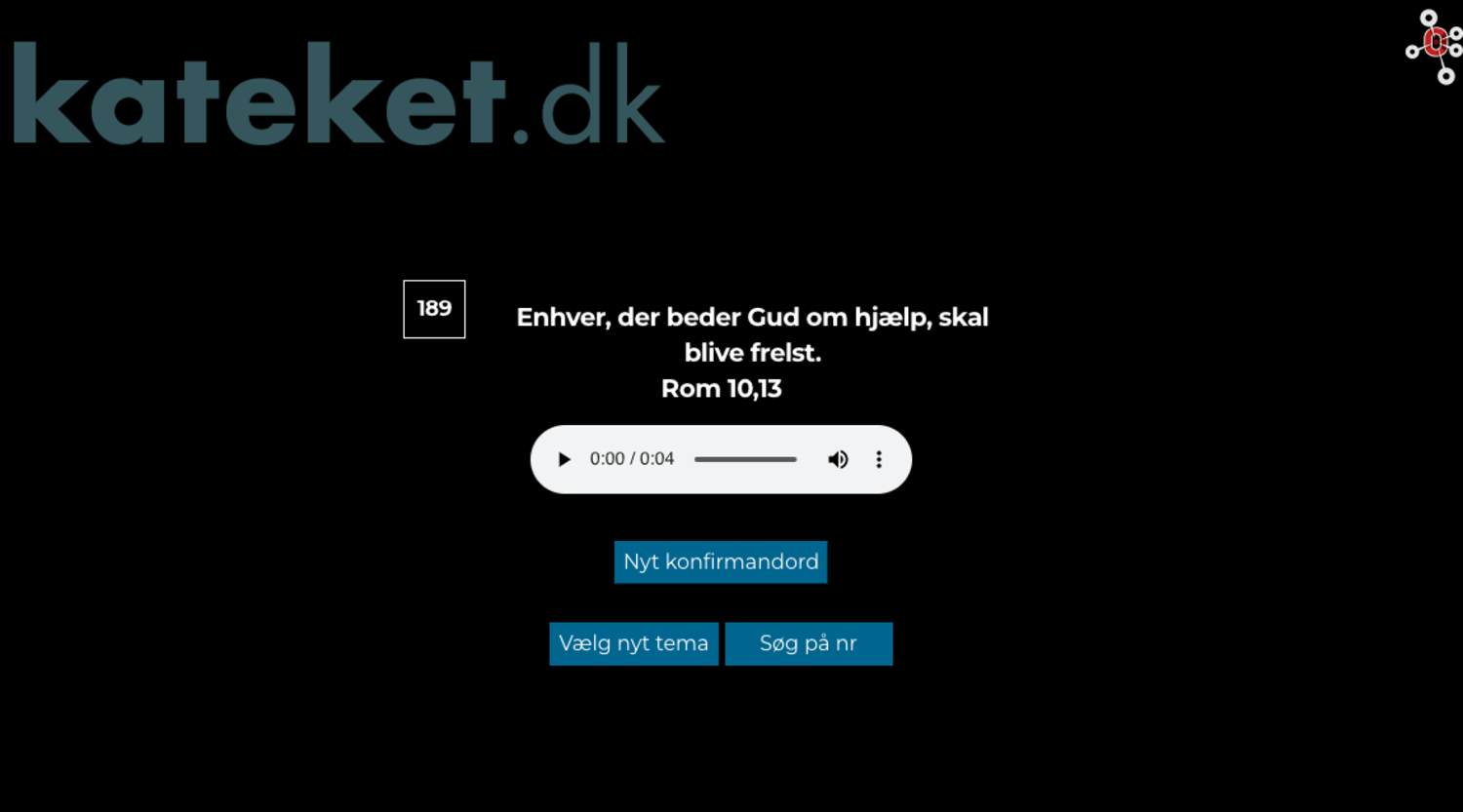 Konfirmationsord på kateket.dk
