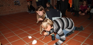 Væddeløbet med vattotter og sugerør