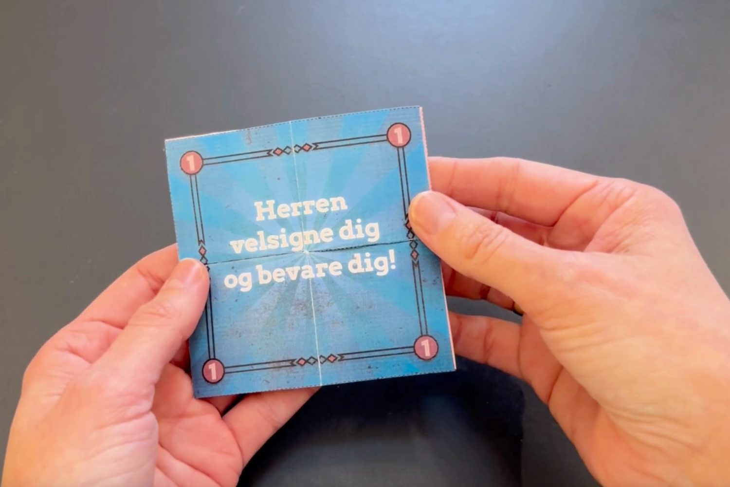 Velsignelsen som evighedskort