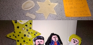 Julekrybbe af trylledej