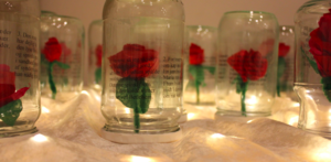 En rose så jeg skyde