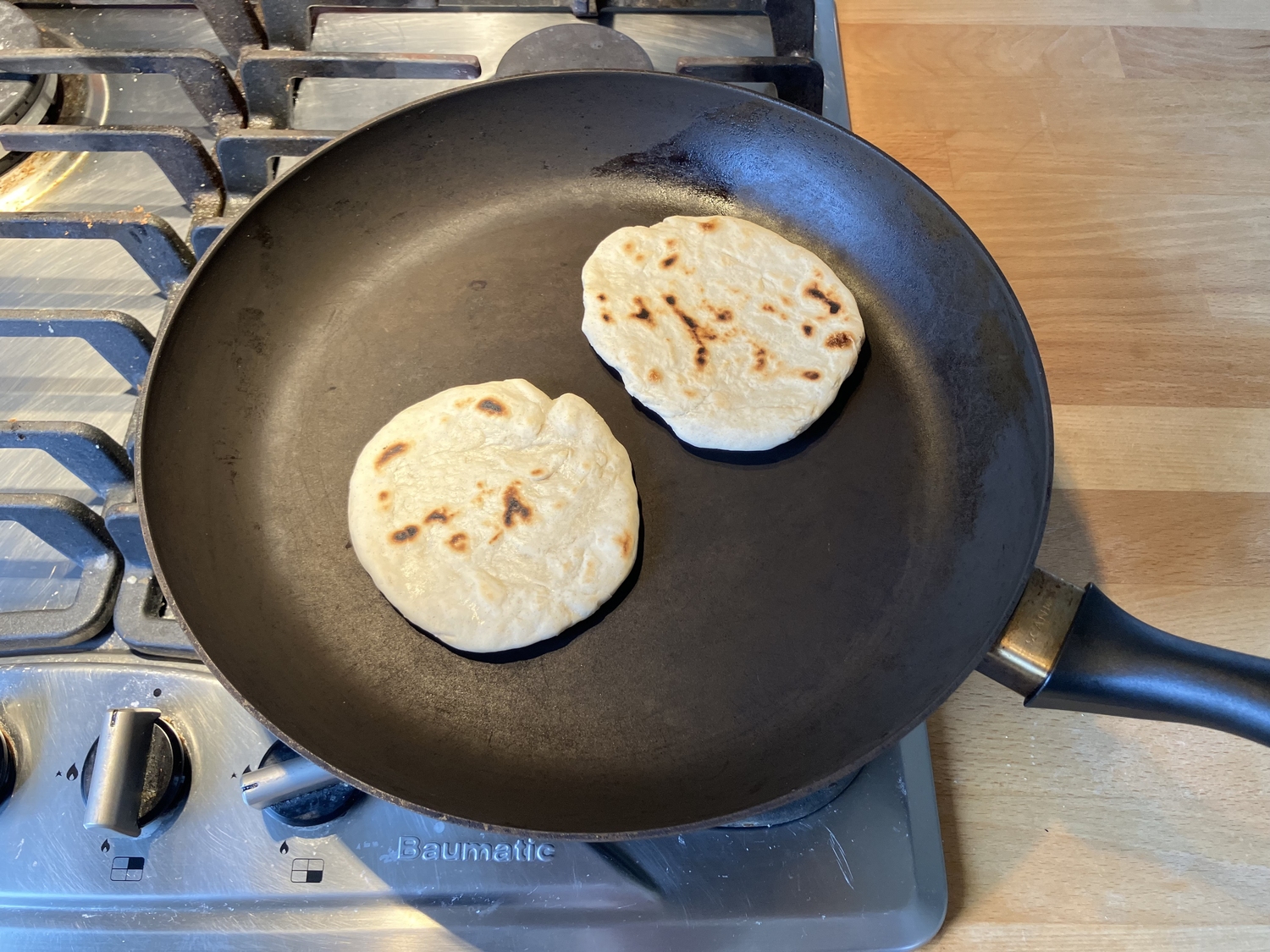 Bag pandebrød