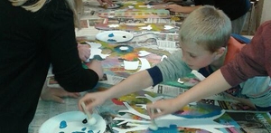 Bibeltekst, billeder og bøn