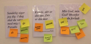 Korsord og post-it