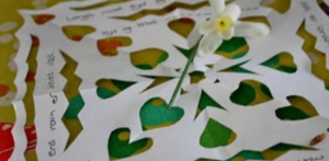 Gækkebrev med ord om håb