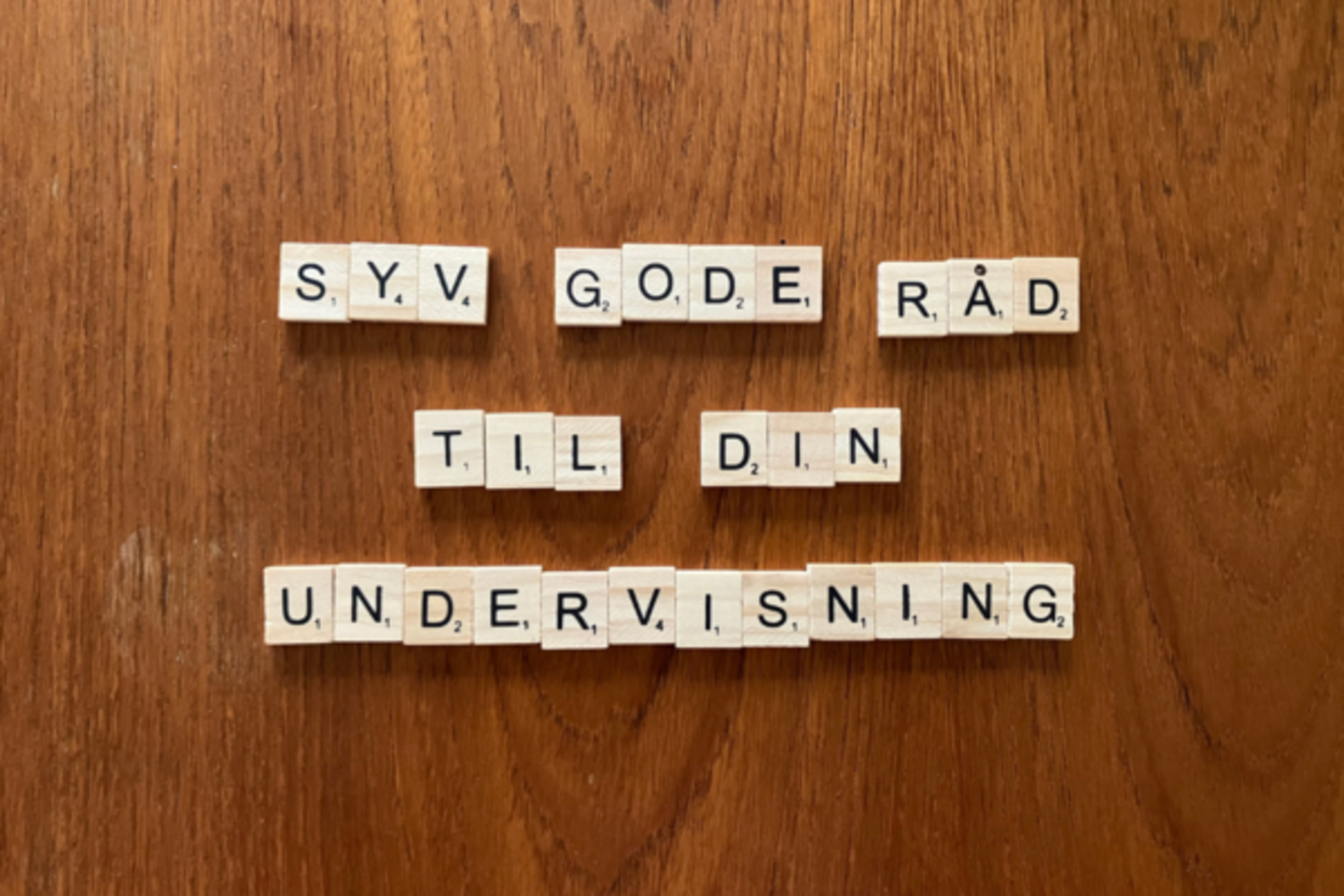 Syv gode råd til din undervisning